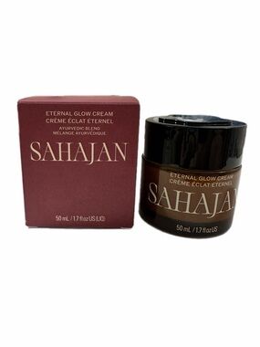 Sahajan Eternal Glow Cream Ayurvedic Blend 50ml / 1.7 fl oz NWT